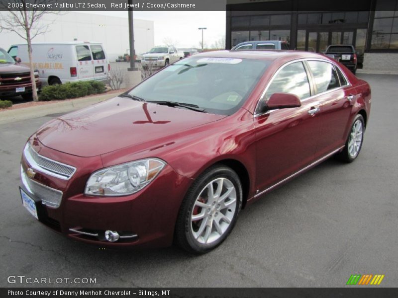 Red Jewel / Cocoa/Cashmere 2009 Chevrolet Malibu LTZ Sedan