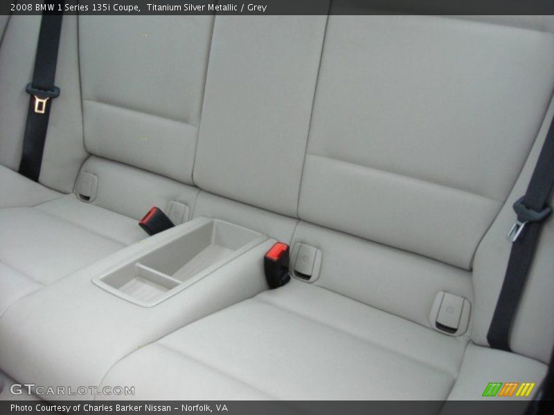 Titanium Silver Metallic / Grey 2008 BMW 1 Series 135i Coupe
