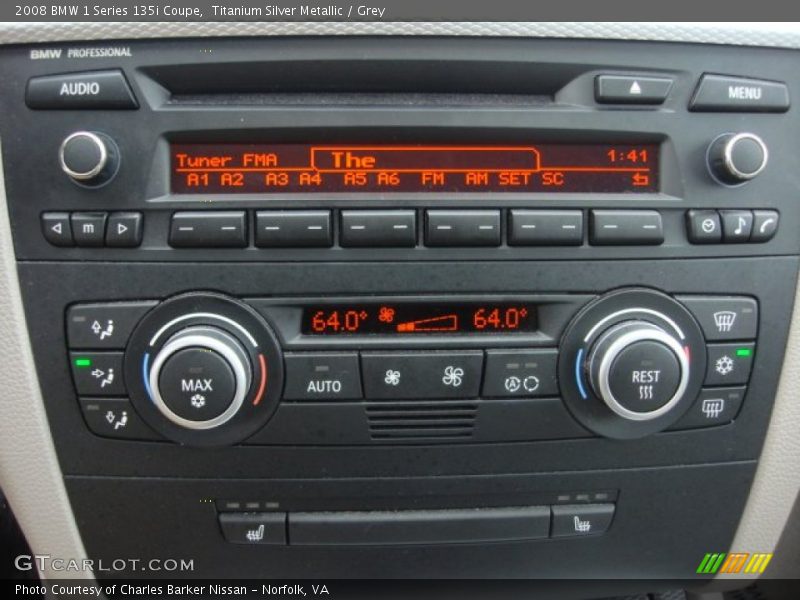 Controls of 2008 1 Series 135i Coupe