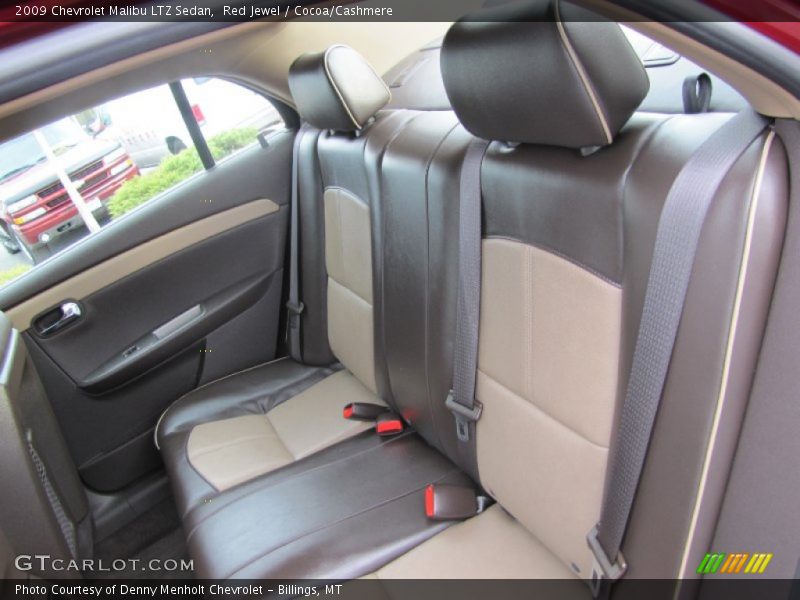 Red Jewel / Cocoa/Cashmere 2009 Chevrolet Malibu LTZ Sedan