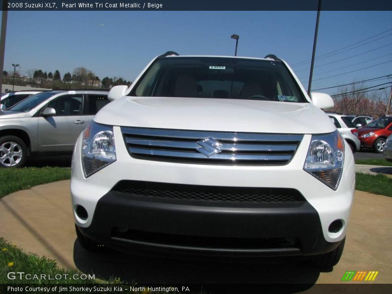 Pearl White Tri Coat Metallic / Beige 2008 Suzuki XL7