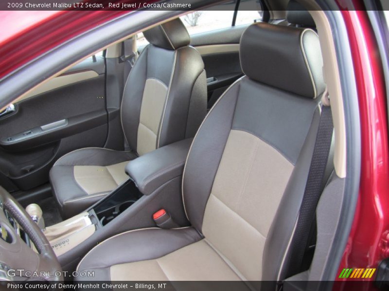 Red Jewel / Cocoa/Cashmere 2009 Chevrolet Malibu LTZ Sedan