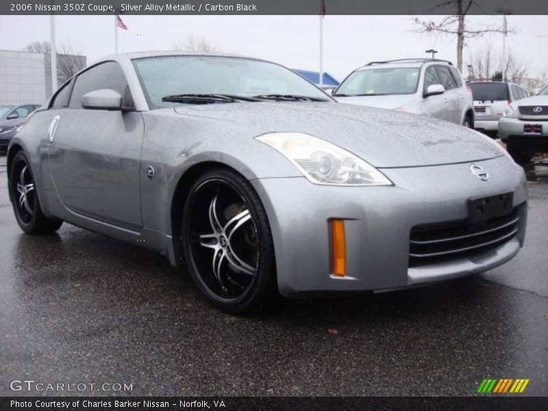 Silver Alloy Metallic / Carbon Black 2006 Nissan 350Z Coupe