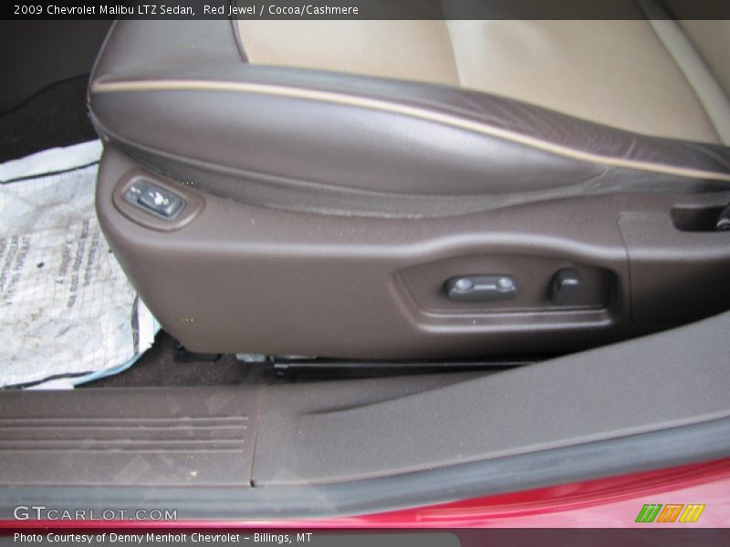 Red Jewel / Cocoa/Cashmere 2009 Chevrolet Malibu LTZ Sedan