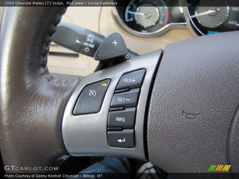 Red Jewel / Cocoa/Cashmere 2009 Chevrolet Malibu LTZ Sedan