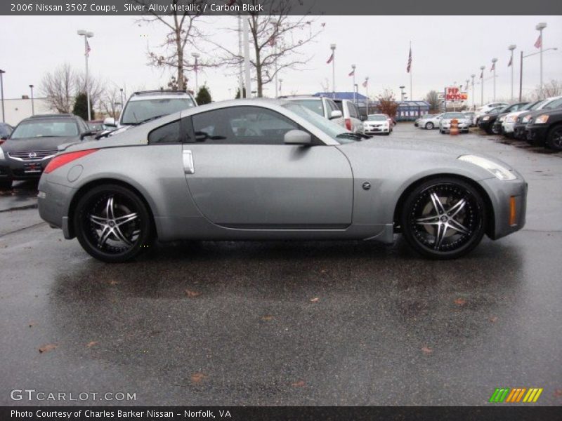 Silver Alloy Metallic / Carbon Black 2006 Nissan 350Z Coupe