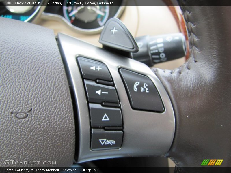 Red Jewel / Cocoa/Cashmere 2009 Chevrolet Malibu LTZ Sedan