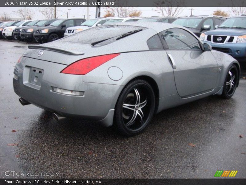 Silver Alloy Metallic / Carbon Black 2006 Nissan 350Z Coupe