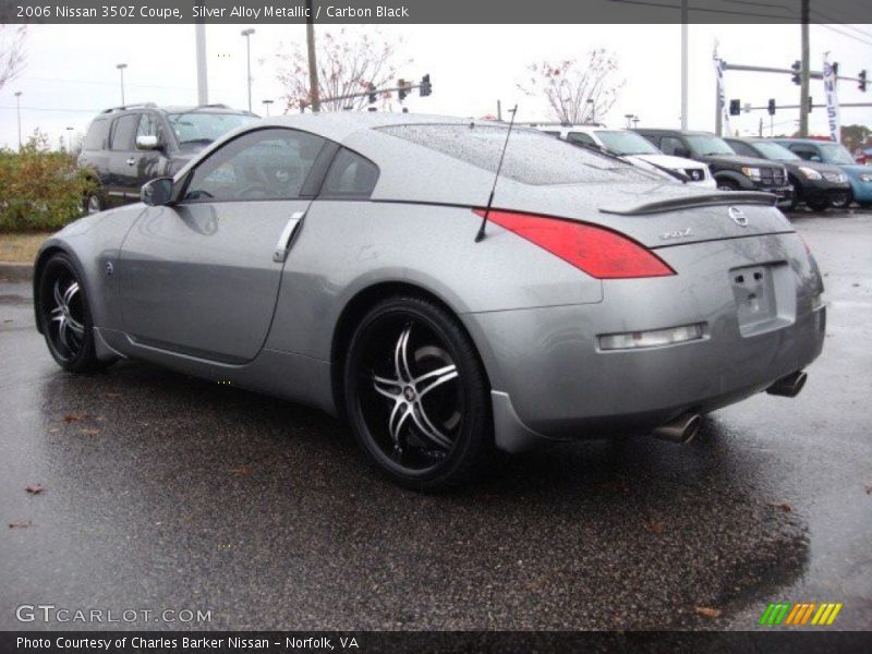 Silver Alloy Metallic / Carbon Black 2006 Nissan 350Z Coupe