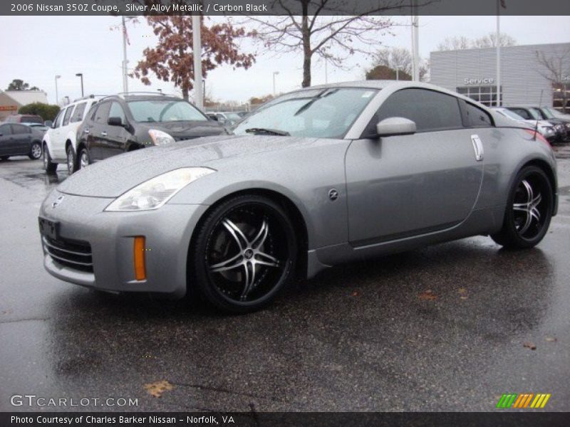Silver Alloy Metallic / Carbon Black 2006 Nissan 350Z Coupe
