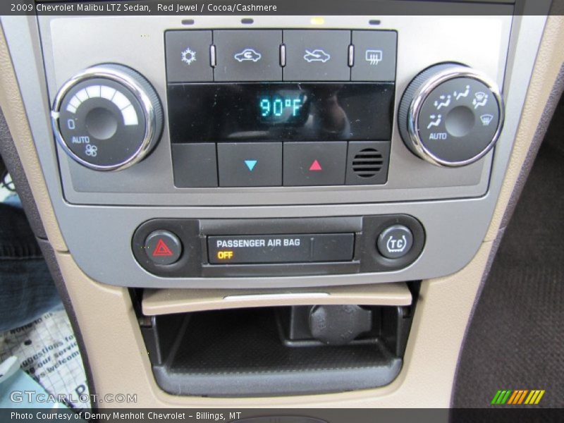 Red Jewel / Cocoa/Cashmere 2009 Chevrolet Malibu LTZ Sedan