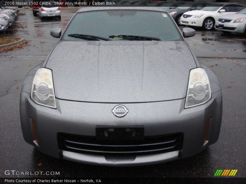 Silver Alloy Metallic / Carbon Black 2006 Nissan 350Z Coupe