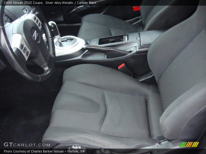 Silver Alloy Metallic / Carbon Black 2006 Nissan 350Z Coupe