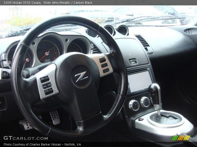 Silver Alloy Metallic / Carbon Black 2006 Nissan 350Z Coupe