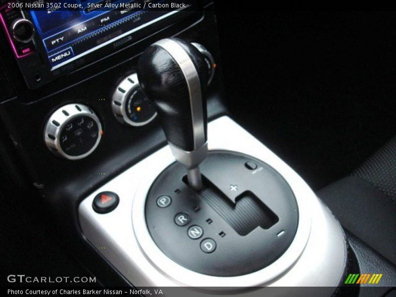 Silver Alloy Metallic / Carbon Black 2006 Nissan 350Z Coupe
