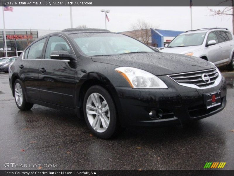 Super Black / Charcoal 2012 Nissan Altima 3.5 SR