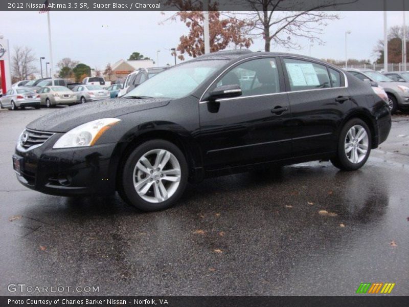 Super Black / Charcoal 2012 Nissan Altima 3.5 SR