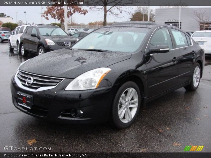 Super Black / Charcoal 2012 Nissan Altima 3.5 SR