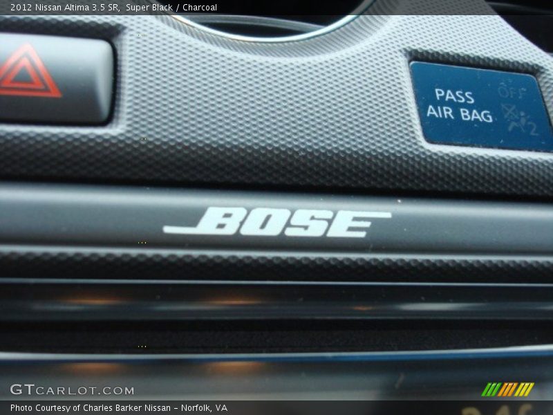 Super Black / Charcoal 2012 Nissan Altima 3.5 SR