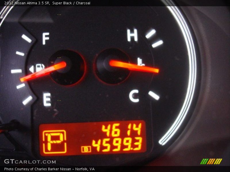 Super Black / Charcoal 2012 Nissan Altima 3.5 SR