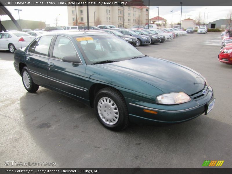 Dark Jade Green Metallic / Medium Gray 2000 Chevrolet Lumina Sedan
