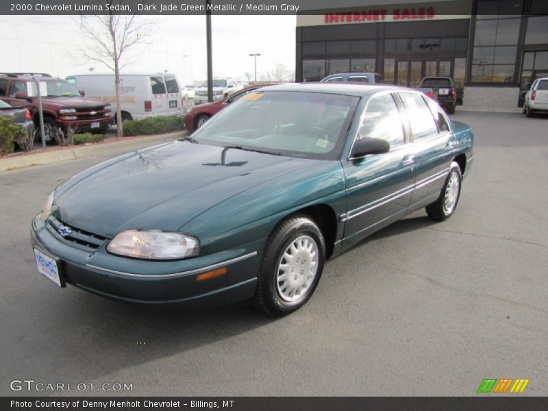 Dark Jade Green Metallic / Medium Gray 2000 Chevrolet Lumina Sedan