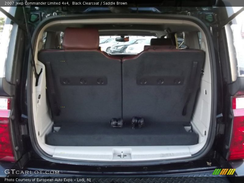 Black Clearcoat / Saddle Brown 2007 Jeep Commander Limited 4x4