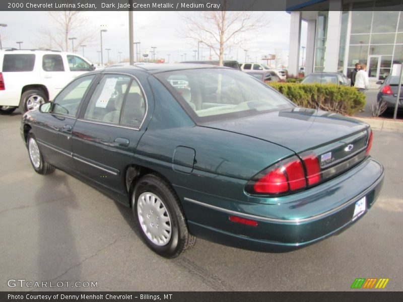 Dark Jade Green Metallic / Medium Gray 2000 Chevrolet Lumina Sedan