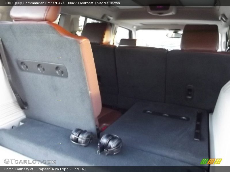Black Clearcoat / Saddle Brown 2007 Jeep Commander Limited 4x4