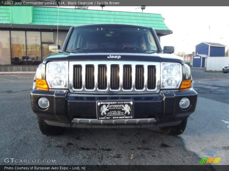 Black Clearcoat / Saddle Brown 2007 Jeep Commander Limited 4x4