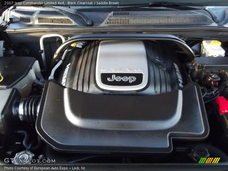 Black Clearcoat / Saddle Brown 2007 Jeep Commander Limited 4x4