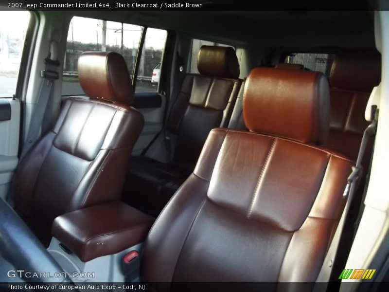 Black Clearcoat / Saddle Brown 2007 Jeep Commander Limited 4x4