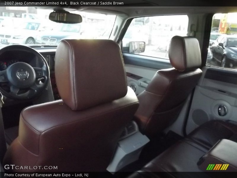 Black Clearcoat / Saddle Brown 2007 Jeep Commander Limited 4x4