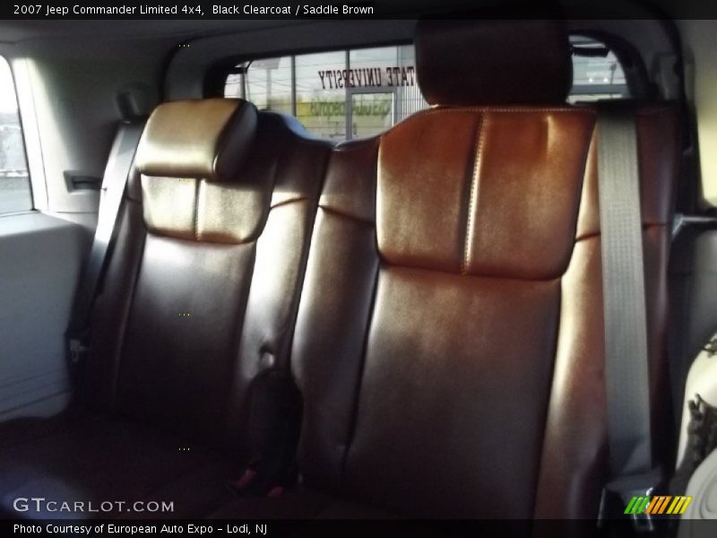 Black Clearcoat / Saddle Brown 2007 Jeep Commander Limited 4x4