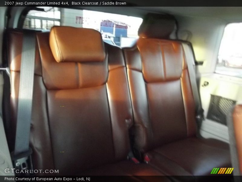 Black Clearcoat / Saddle Brown 2007 Jeep Commander Limited 4x4