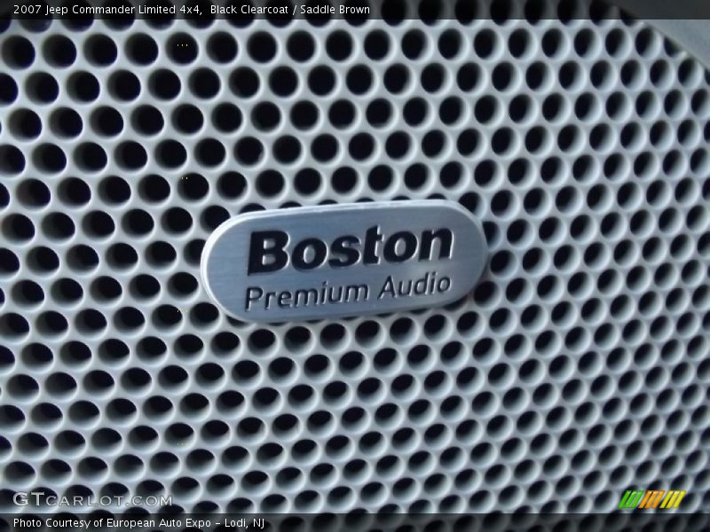 Black Clearcoat / Saddle Brown 2007 Jeep Commander Limited 4x4