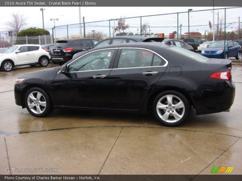 Crystal Black Pearl / Ebony 2010 Acura TSX Sedan