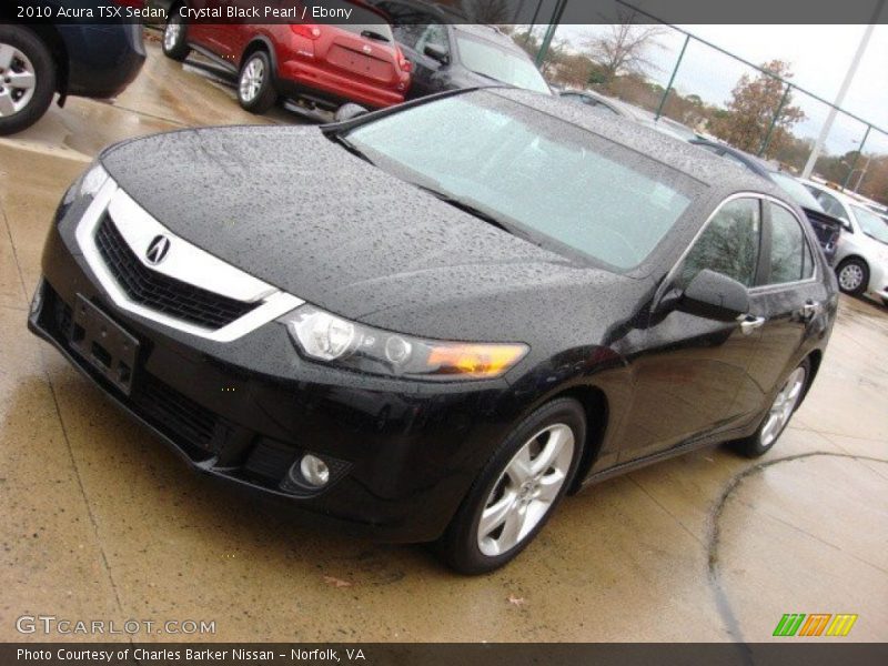 Crystal Black Pearl / Ebony 2010 Acura TSX Sedan