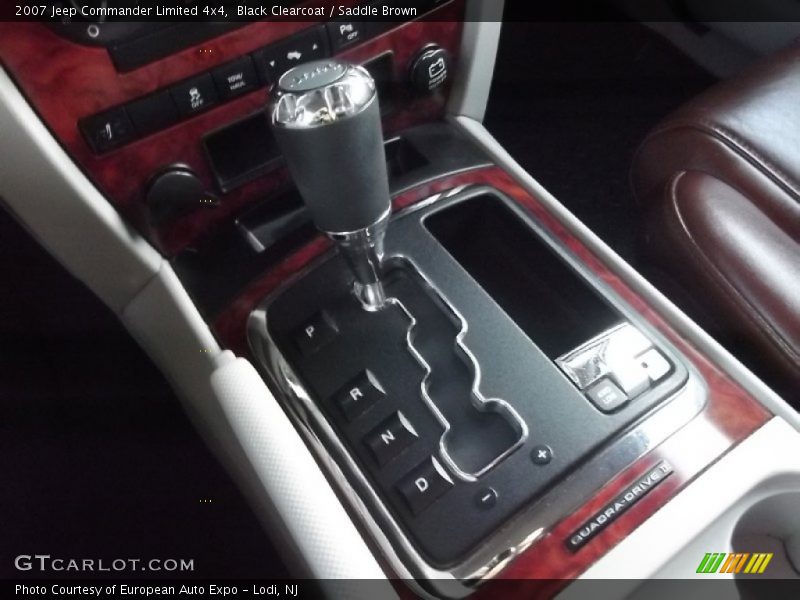 Black Clearcoat / Saddle Brown 2007 Jeep Commander Limited 4x4