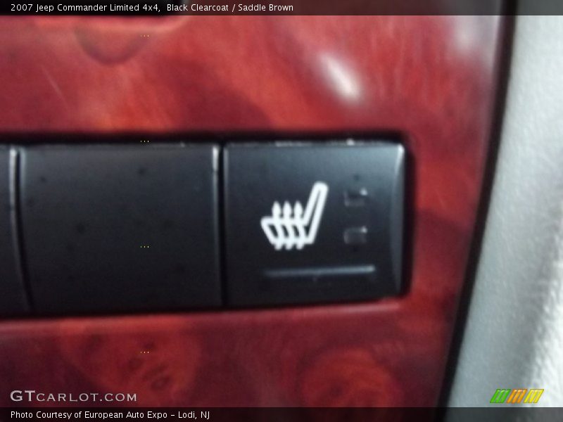 Black Clearcoat / Saddle Brown 2007 Jeep Commander Limited 4x4