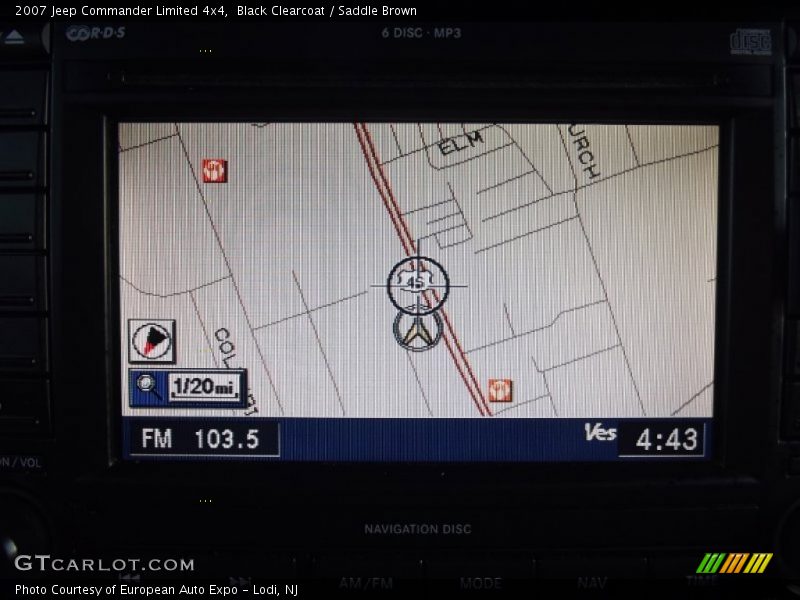 Black Clearcoat / Saddle Brown 2007 Jeep Commander Limited 4x4