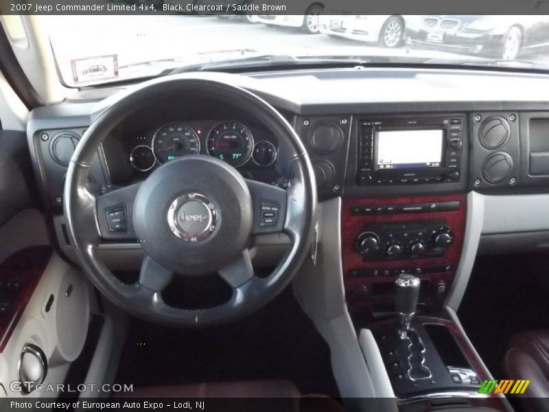 Black Clearcoat / Saddle Brown 2007 Jeep Commander Limited 4x4