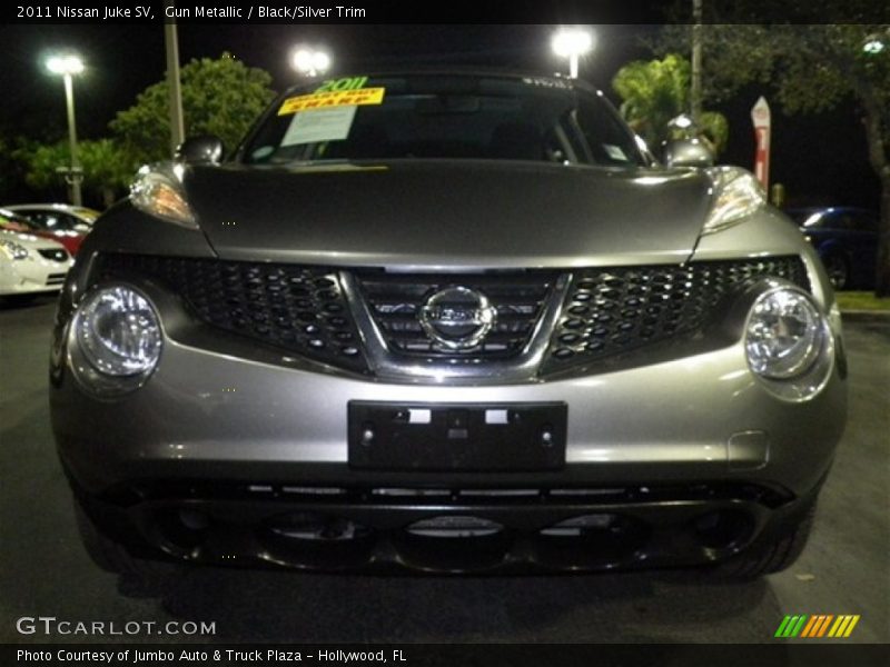 Gun Metallic / Black/Silver Trim 2011 Nissan Juke SV