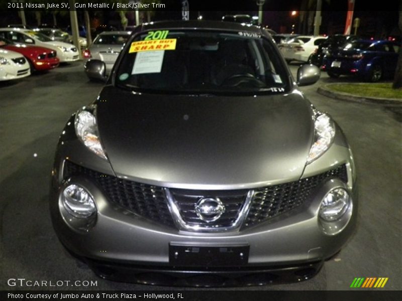 Gun Metallic / Black/Silver Trim 2011 Nissan Juke SV