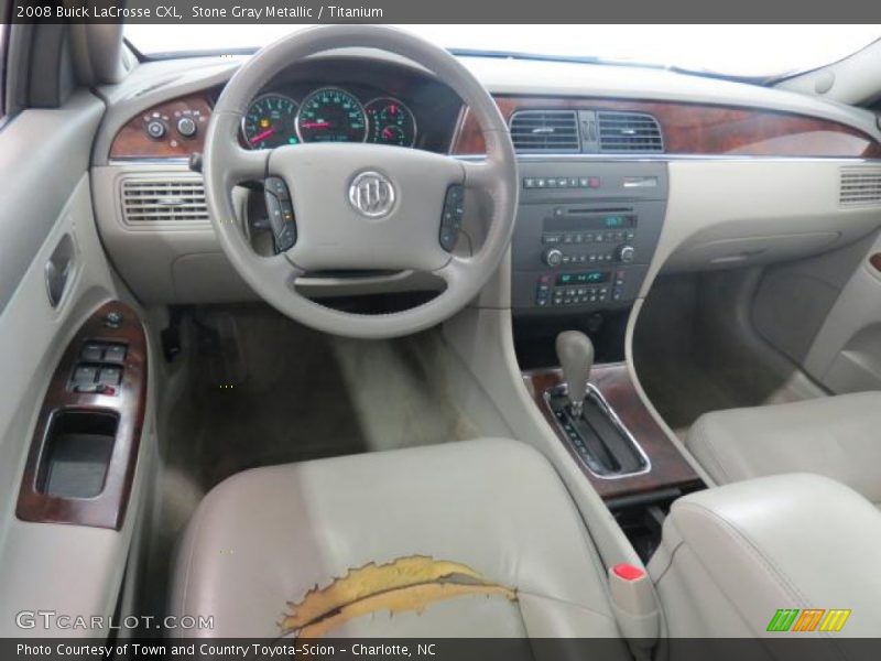 Stone Gray Metallic / Titanium 2008 Buick LaCrosse CXL