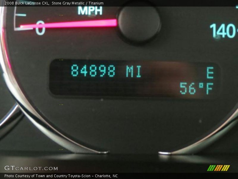 Stone Gray Metallic / Titanium 2008 Buick LaCrosse CXL
