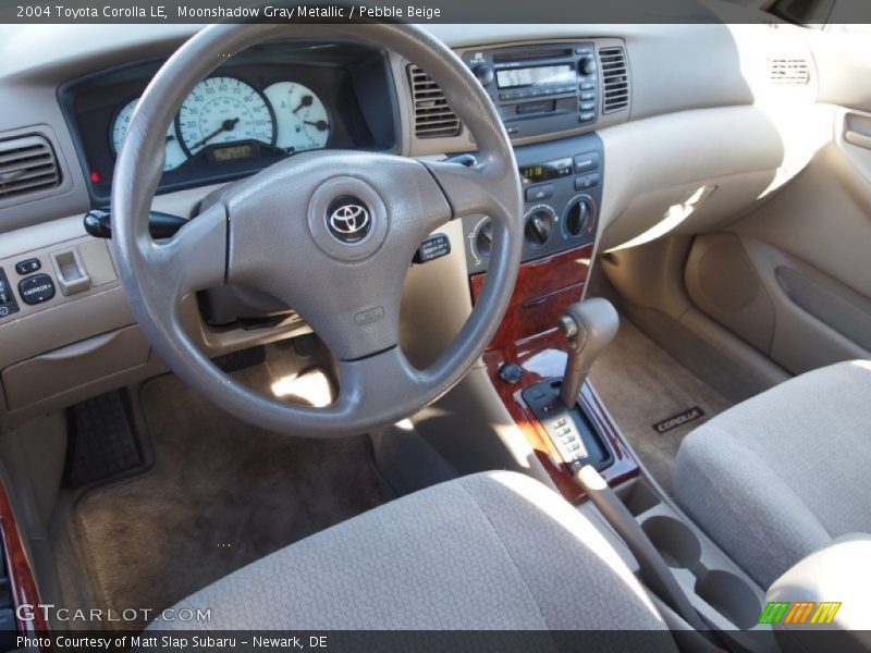 Moonshadow Gray Metallic / Pebble Beige 2004 Toyota Corolla LE