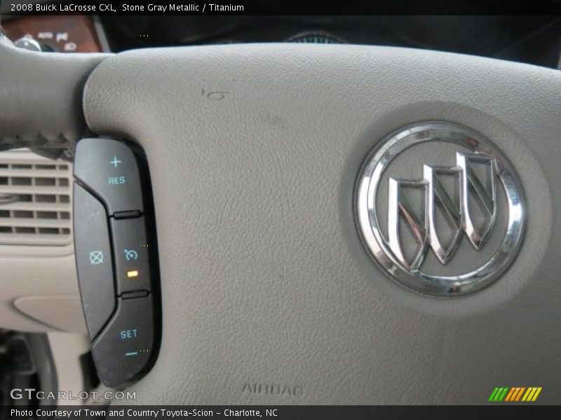 Stone Gray Metallic / Titanium 2008 Buick LaCrosse CXL