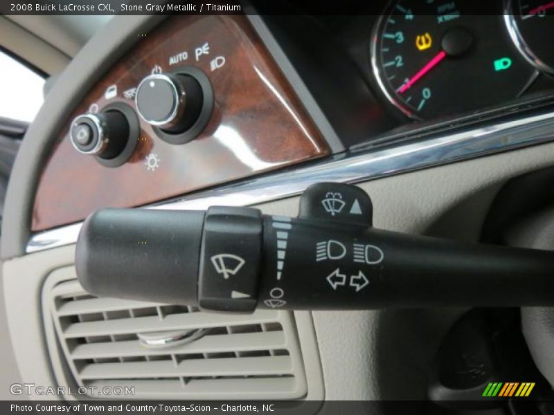 Stone Gray Metallic / Titanium 2008 Buick LaCrosse CXL