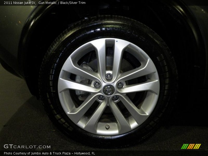 Gun Metallic / Black/Silver Trim 2011 Nissan Juke SV